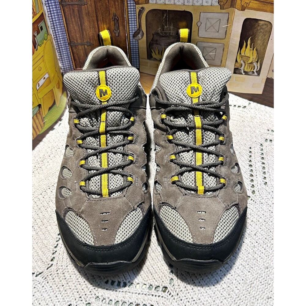 Merrell Boulder Men's Size 11 M-Select DRY Waterproof Gray Hiking Shoes J227174C